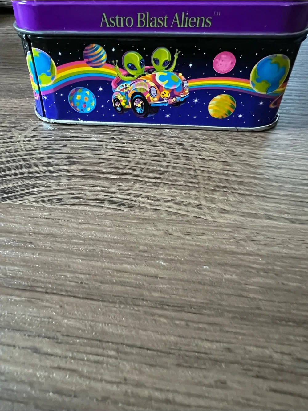Lisa Frank Zoomer and Zorbit Aliens Tin